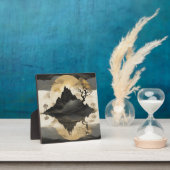 Das misty Mountain Black & Gold Fotoplatte (InSitu)