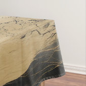 Das misty Mountain Black & Gold Tischdecke (Beispiel)