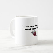 Das mit den meisten Garn-Gewinnen Kaffeetasse (Vorderseite Links)