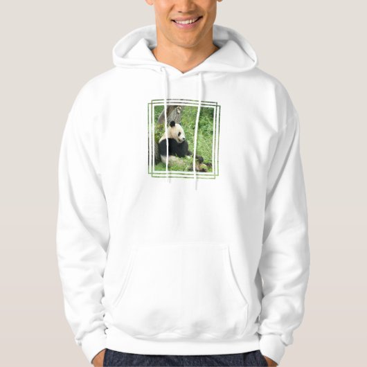 Das mit Kapuze Sweatshirt der Panda-Männer (Vorderseite)
