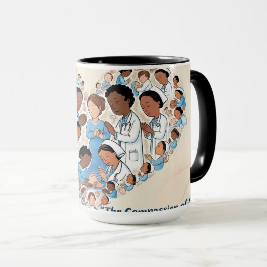 Das Mitgefühl der Fürsorge Tasse (VorderseiteRechts)