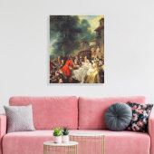 Das Mittagessen, 1737 Leinwanddruck (Insitu (Wohnzimmer))
