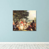 Das Mittagessen, 1737 Leinwanddruck (Insitu (Holzboden))