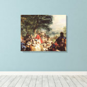 Das Mittagessen, 1737 Leinwanddruck (Insitu (Holzboden))