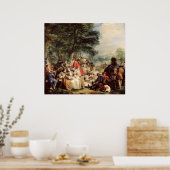 Das Mittagessen, 1737 Poster (Küche)