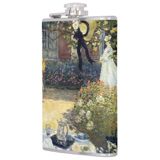 Das Mittagessen Claude Monet Flachmann (Links)