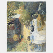 Das Mittagessen Claude Monet Fleecedecke (Vorderseite)