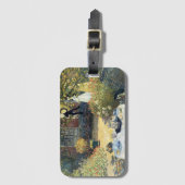 Das Mittagessen Claude Monet Gepäckanhänger (Vorderseite Vertikal)