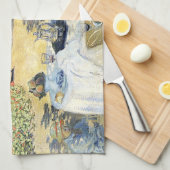 Das Mittagessen Claude Monet Geschirrtuch (Viertel Falte)