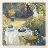 Das Mittagessen Claude Monet Glasuntersetzer (Vorderseite)