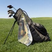 Das Mittagessen Claude Monet Golfhandtuch (Gras)