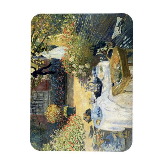 Das Mittagessen Claude Monet Magnet (Vertikal)