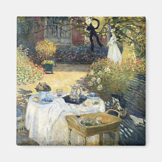 Das Mittagessen Claude Monet Magnet (Vorne)