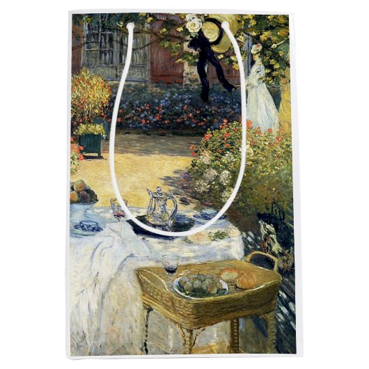 Das Mittagessen Claude Monet Mittlere Geschenktüte (Vorderseite)