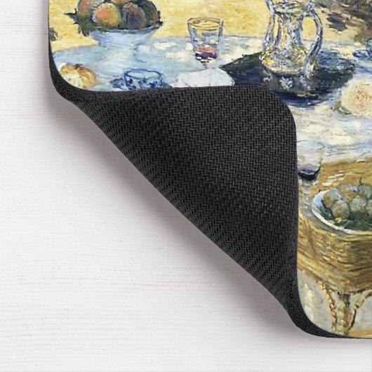 Das Mittagessen Claude Monet Mousepad (Ecke)