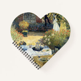Das Mittagessen Claude Monet Notizblock