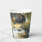 Das Mittagessen Claude Monet Pappbecher (Vorderseite)