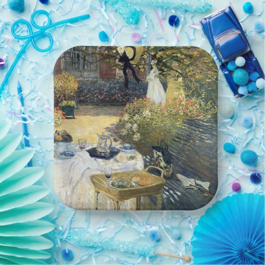 Das Mittagessen Claude Monet Pappteller (Party)