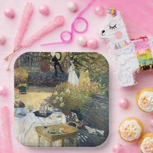 Das Mittagessen Claude Monet Pappteller (Party)