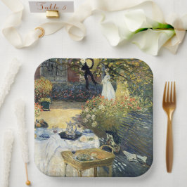 Das Mittagessen Claude Monet Pappteller