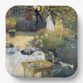 Das Mittagessen Claude Monet Pappteller (Vorderseite)
