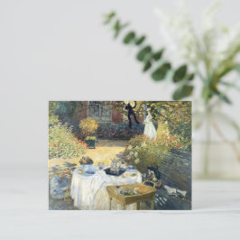 Das Mittagessen Claude Monet Postkarte