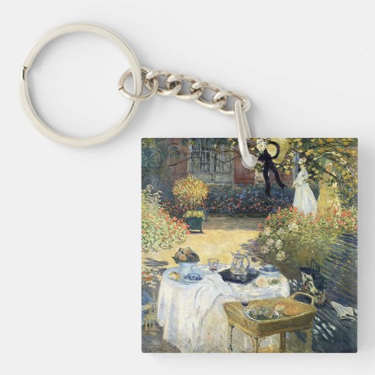 Das Mittagessen Claude Monet Schlüsselanhänger (Vorderseite)