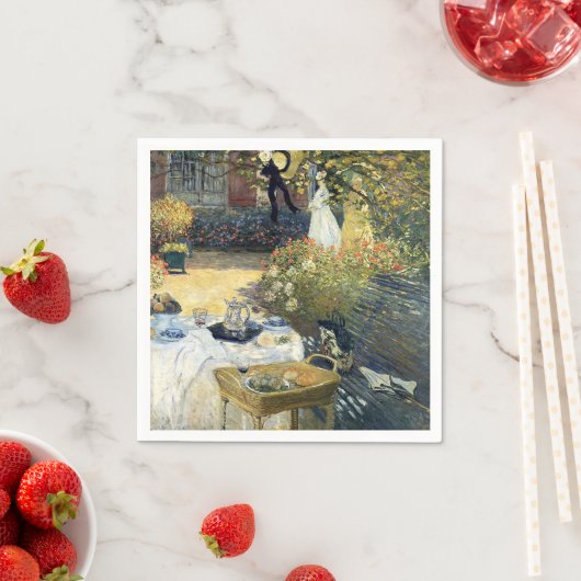 Das Mittagessen Claude Monet Serviette (Beispiel)