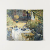 Das Mittagessen Claude Monet Wandteppich (Vorderseite (Horizontal))