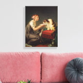 Das Mittagessen der Katze Leinwanddruck (Insitu (Wohnzimmer))