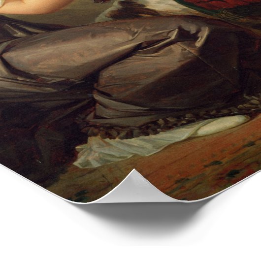 Das Mittagessen der Katze Poster (Ecke)