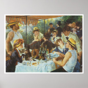 Das Mittagessen des Bootfahrt-Party, 1881 Poster