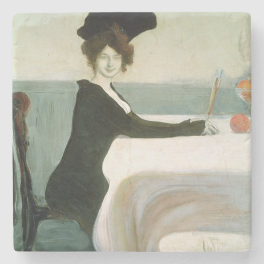 Das Mittagessen Steinuntersetzer (Vorderseite)