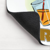 Das Mittagessen wird gedient Mousepad (Ecke)