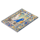 Das mittelalterliche, illuminierte Manuskript der  Notizblock (Linke Seite)