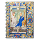 Das mittelalterliche, illuminierte Manuskript der  Notizblock (Vorderseite)