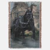 Das mittelalterliche Pferd - Blanket Decke (Vorderseite Vertikal)