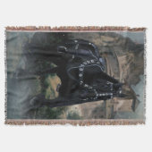 Das mittelalterliche Pferd - Blanket Decke (Vorderseite)