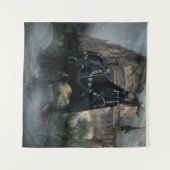 Das mittelalterliche Pferd - Tapestry Wandteppich (Vorderseite (Horizontal))