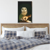 Das mittelalterliche Schaf spielt die Lute - Anthr Leinwanddruck (Insitu (Schlafzimmer))