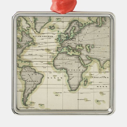 Das mittlere Barometer Ornament Aus Metall (Vorne)