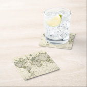 Das mittlere Barometer Rechteckiger Pappuntersetzer (Vor Ort)