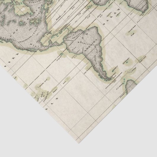 Das mittlere Barometer Seidenpapier (Ausschnitt)