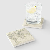 Das mittlere Barometer Steinuntersetzer (Seitenansicht)