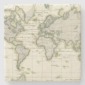 Das mittlere Barometer Steinuntersetzer (Vorderseite)