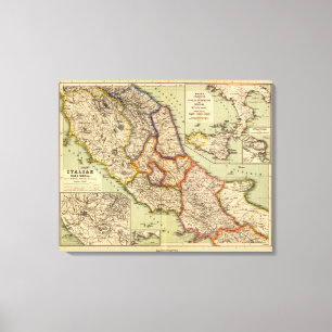 Das mittlere Teil von Italien Leinwanddruck