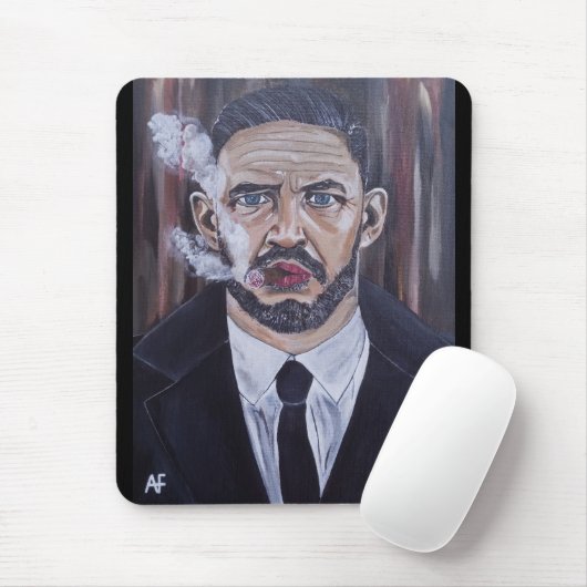 Das Mobster-Gemälde von Alfred Fox Mousepad (Mit Mouse)