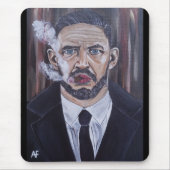 Das Mobster-Gemälde von Alfred Fox Mousepad (Vorne)