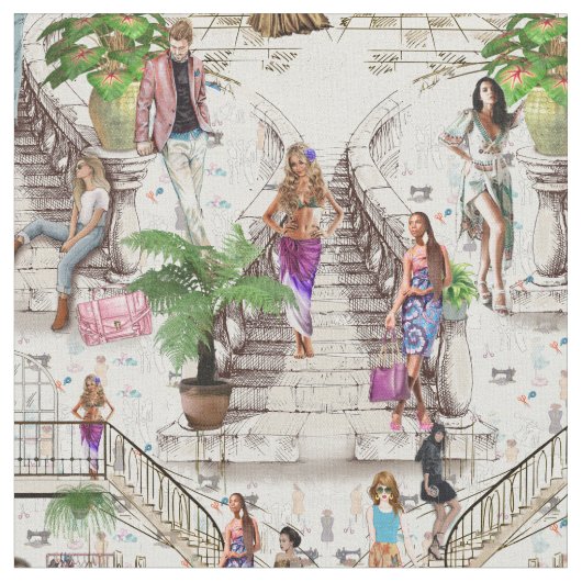 Das Modedesigner-Hintergrundbild Stoff (Nahaufnahme)