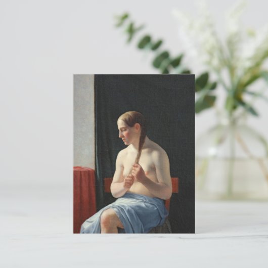 Das Modell, 1839 Postkarte (Stehend Vorderseite)